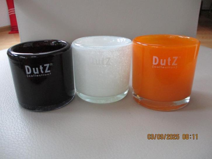 DutZ [collection] - glas - lichtjes - design, Huis en Inrichting, Woonaccessoires | Kandelaars en Kaarsen, Zo goed als nieuw, Minder dan 25 cm