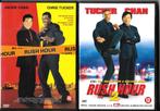 2 DVD's van Jackie Chan - Rush hour 1 en 2, Alle leeftijden, Zo goed als nieuw, Actie, Verzenden