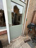 Achterdeur met dubbel glas, Ophalen, 80 tot 100 cm, 200 tot 215 cm, Glas