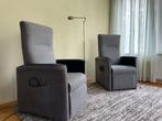 Elektische grijze fauteuils, Minder dan 75 cm, Gebruikt, Stof, 50 tot 75 cm