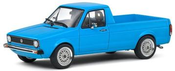 Volkswagen Caddy Pick-Up 1990 Blauw - Solido 1:43