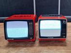 div. vintage retro mini tv draagbare televisie tafel model, Ophalen of Verzenden, Gebruikt, Minder dan 40 cm, Overige merken