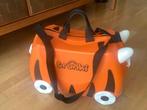 Trunki Ride-On handbagage koffer kinderkoffer Tijger Tipu, Hard kunststof, Minder dan 50 cm, Zo goed als nieuw, Minder dan 35 cm