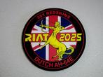 PVC patch 301 Redskins RIAT 2025 Dutch AH-64E, Verzamelen, Militaria | Algemeen, Verzenden, Luchtmacht, Nederland, Embleem of Badge