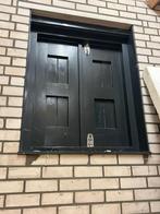 Houten luiken plus kozijnen voor schuur, Doe-het-zelf en Verbouw, Kozijnen en Schuifpuien, Gebruikt, Overige typen, 75 tot 150 cm