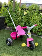 Smoby driewieler met duwstang, Fietsen en Brommers, Fietsen | Driewielers, Ophalen of Verzenden, Zo goed als nieuw, Duwstang