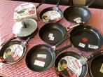 Tefal pannen diverse uitvoeringen en maten, Huis en Inrichting, Xxxx, Ophalen of Verzenden, Zo goed als nieuw, Rvs