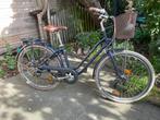 STADSFIETS DAMES ELOPS 520 LAAG FRAME DONKERBLAUW, Fietsen en Brommers, Fietsen | Dames | Damesfietsen, Ophalen, Gebruikt, Overige merken