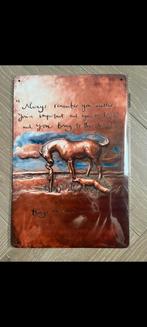 De jongen de mol de vos en het paard decoratie metaal, Ophalen of Verzenden, Metaal of Aluminium, Minder dan 50 cm, Minder dan 50 cm