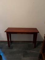 Side table hout met laatje, Huis en Inrichting, Tafels | Sidetables, Ophalen, 100 tot 150 cm, Zo goed als nieuw, 25 tot 50 cm