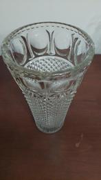 Grote zware kristallen vaas, jaren 60, Antiek en Kunst, Ophalen of Verzenden
