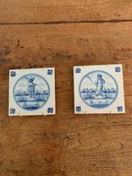 Oude wandtegels 2 stuks jaren 30, Ophalen of Verzenden