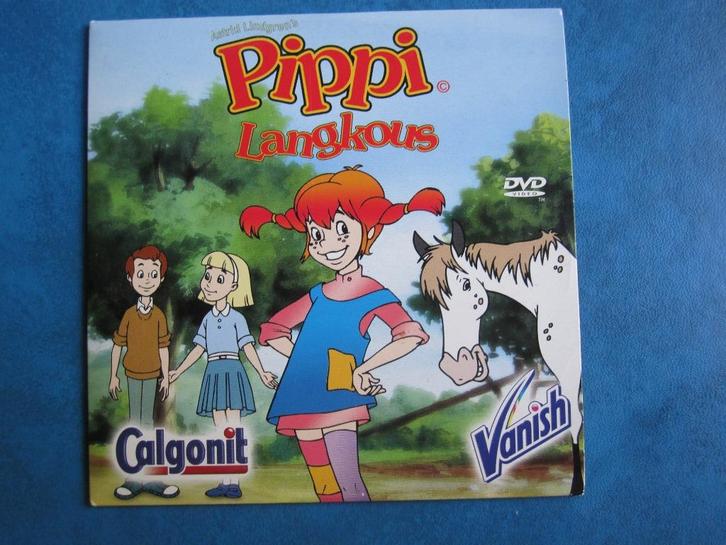 Pippi Langkous, Cd's en Dvd's, Dvd's | Tekenfilms en Animatie, Zo goed als nieuw, Europees, Tekenfilm, Alle leeftijden, Ophalen of Verzenden