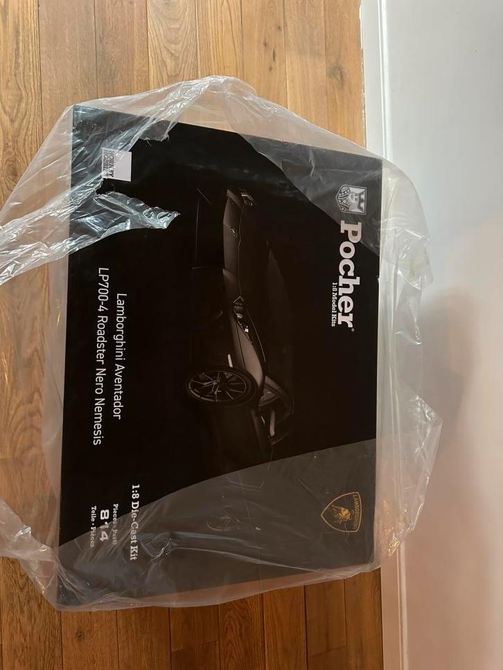 Pocher Lamborghini Aventador LP700-4 Nero Nemesis, Hobby en Vrije tijd, Modelauto's | 1:5 tot 1:12, Nieuw, Auto, 1:5 t/m 1:8, Ophalen of Verzenden