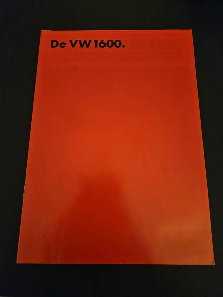 Brochure Volkswagen 1600 1970, Boeken, Auto's | Folders en Tijdschriften, Zo goed als nieuw, Volkswagen, Ophalen of Verzenden