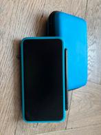 Nintendo 2DS XL Blauw - Compleet met hoes!, Spelcomputers en Games, Spelcomputers | Nintendo 2DS en 3DS, Ophalen, Gebruikt, Blauw