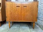 Deens design - teakhout Badkamer meubel  tv LP kast vintage, Gebruikt, Teakhout, 3 of 4 laden, Deens - Scandinavisch - Pastoe - Louis van Teeffelen - Fristho -
