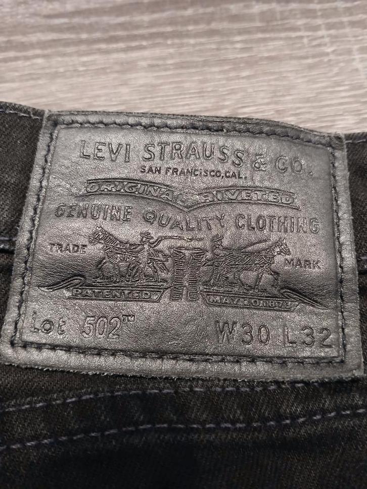 Levi's 502 Zwarte Jeans W30 L32, Kinderen en Baby's, Kinderkleding | Overige, Zo goed als nieuw, Jongen, Ophalen