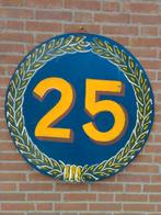 Plaat voor 25 jaar huwelijk, Hobby en Vrije tijd, Ophalen, Zo goed als nieuw, Versiering, Geboorte of Huwelijk