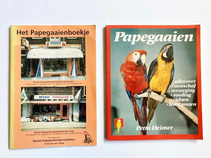 2x boekjes over Papegaaien, Boeken, Dieren en Huisdieren, Gelezen, Vogels, Ophalen of Verzenden