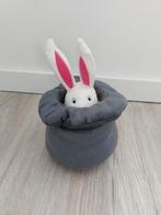 Knuffel muziekdoos Ikea leka cirkus konijn haas hoed L79, Ophalen of Verzenden, Zo goed als nieuw