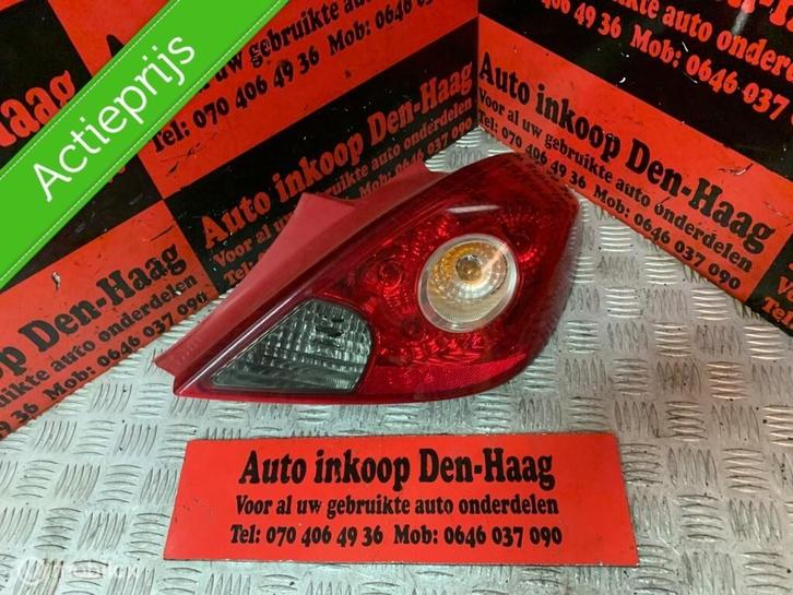 Opel Corsa D ('06-'10) Achterlicht Rechts 13186351, Auto-onderdelen, Verlichting, Opel, Gebruikt, Ophalen of Verzenden