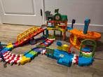 VTech Treinstation + uitbreidingset, Kinderen en Baby's, Speelgoed | Vtech, Ophalen of Verzenden, Zo goed als nieuw