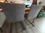 4x Eetkamerstoelen/Stevig comfort/Direct ophalen, Huis en Inrichting, Ophalen, Zo goed als nieuw, Grijs, Vier