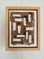 Kunstwerk 'Sticky Toffee' in baklijst, Antiek en Kunst, Kunst | Schilderijen | Abstract, Ophalen of Verzenden