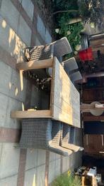 Houten tuinset, Tuin en Terras, Ophalen, Gebruikt, 6 zitplaatsen, Tuinset