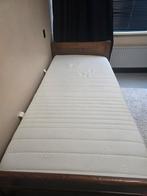 1 persoons elektrische bed incl. Matras, Ophalen, 90 cm, Eenpersoons, Bruin