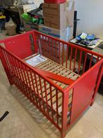 kinderbed rood Ikea Hermelin (14080, 0944-05), Ophalen, Gebruikt, 70 tot 85 cm, Minder dan 140 cm