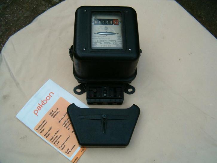 kwh meter, Doe-het-zelf en Verbouw, Elektra en Kabels, Zo goed als nieuw, Overige typen, Ophalen of Verzenden