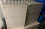 2x Malm nachtkastjes, Huis en Inrichting, Slaapkamer | Nachtkastjes, Ophalen, Gebruikt, 55 tot 70 cm, 45 tot 65 cm