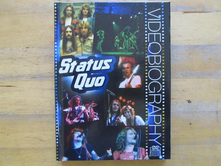 2DVD Status Quo Videobiography, Cd's en Dvd's, Dvd's | Muziek en Concerten, Zo goed als nieuw, Documentaire, Alle leeftijden, Ophalen of Verzenden