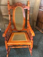 NIEUWE MAHONIE HOUTEN SCHOMMELSTOEL Flamant, Huis en Inrichting, Stoelen, Ophalen, Gielen, Bruin, Nieuw