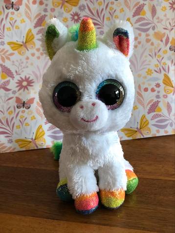 Beanie boo witte unicorn