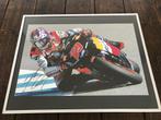 Foto van en gesigneerd door Nicky Hayden 69, Ophalen, Zo goed als nieuw, Motoren