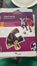 Goed bezig dimensie economie MBO niveau 3/4 Burgerschapslere, Boeken, Ophalen of Verzenden, Zo goed als nieuw, Overige niveaus