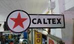 Caltex uithangbord dubbelzijdig., Reclamebord, Caltex, Gebruikt, Ophalen of Verzenden