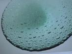 groen glas Bubbles schaal 28 cm Sklo Union Pavel Pánek 1970, Ophalen of Verzenden