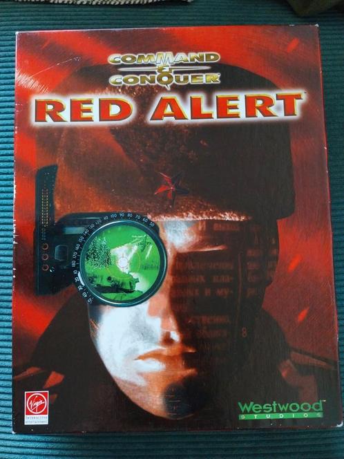 Command & Conquer Red Alert Retro PC Gaming Big Box, Spelcomputers en Games, Games | Pc, Gebruikt, Strategie en Constructie, 1 speler