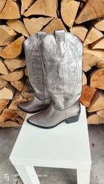 Zilveren dames laarzen Manfield maat 37, Ophalen, Zo goed als nieuw, Overige kleuren, Hoge laarzen