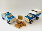 Tonka pick-up en vuilniswagen met Siku hooibalen, Ophalen of Verzenden, Zo goed als nieuw, Bus of Vrachtwagen