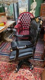 Lederen Chesterfield bureau stoel, Ophalen