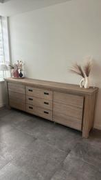 Eikenhouten dressoir 6 lades & 2 kasten zo goed als nieuw, Ophalen, Zo goed als nieuw, 25 tot 50 cm, 200 cm of meer