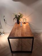Mango Houten Eettafel Britt 140x80, Ophalen, 100 tot 150 cm, Nieuw, 50 tot 100 cm
