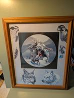 Lijst met fotoprint, Ophalen, Zo goed als nieuw, Hout, Minder dan 50 cm