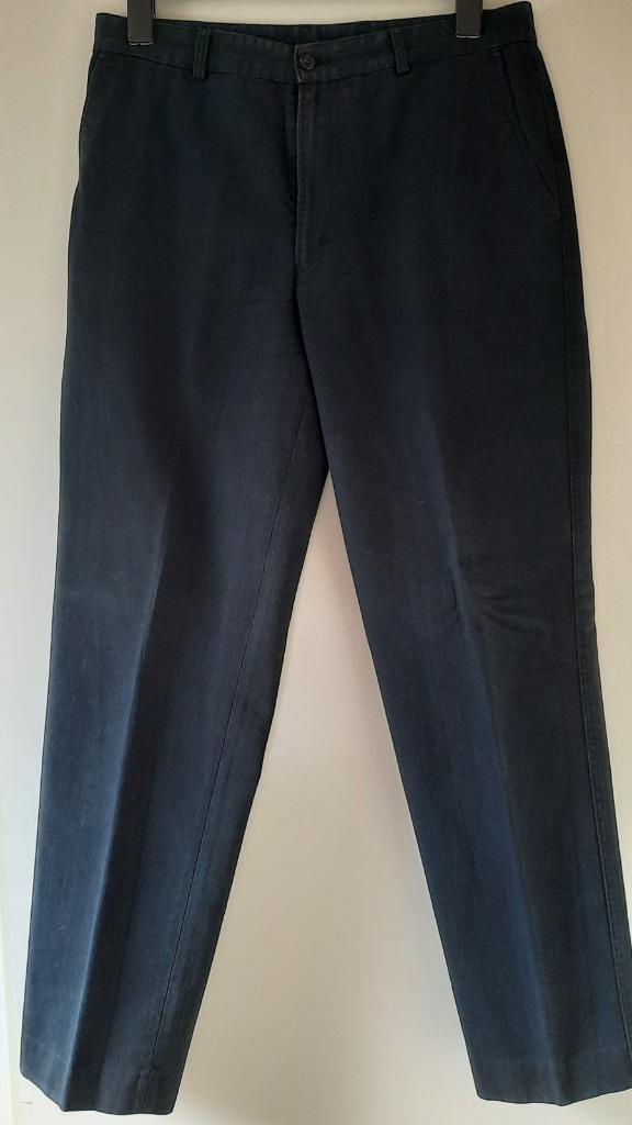 heren pantalon donkerblauw maat 52, Kleding | Heren, Broeken en Pantalons, Gedragen, Maat 52/54 (L), Blauw, Ophalen of Verzenden