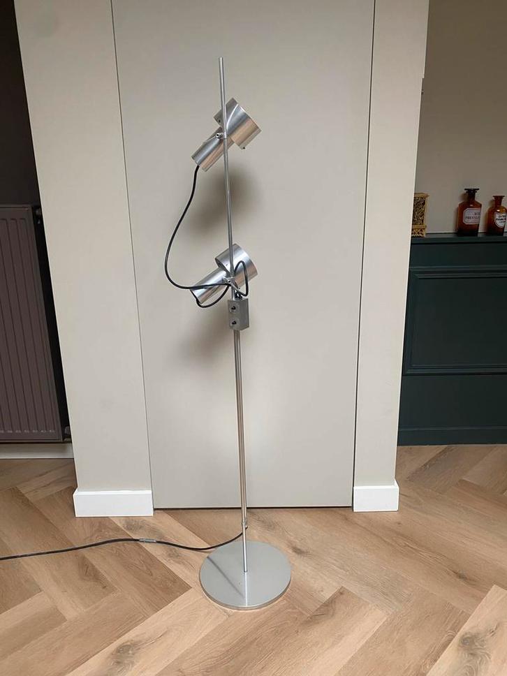 Zeldzame Peter Nelson FA2 Lamp, ca. 1967, Huis en Inrichting, Lampen | Vloerlampen, Gebruikt, 100 tot 150 cm, Metaal, Overige materialen